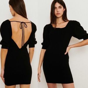 NWT ! BA&SH STORMI BACKLESS SWEATER DRESS